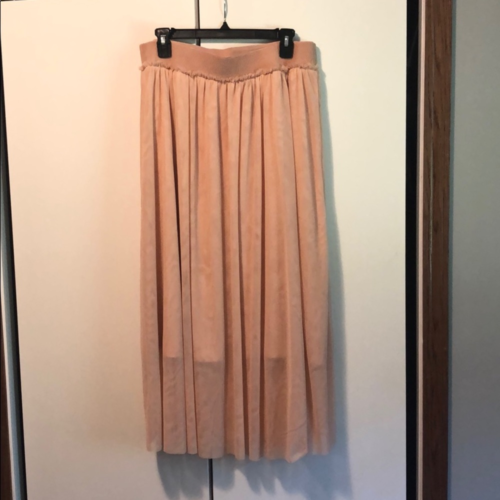 Light pink skirt